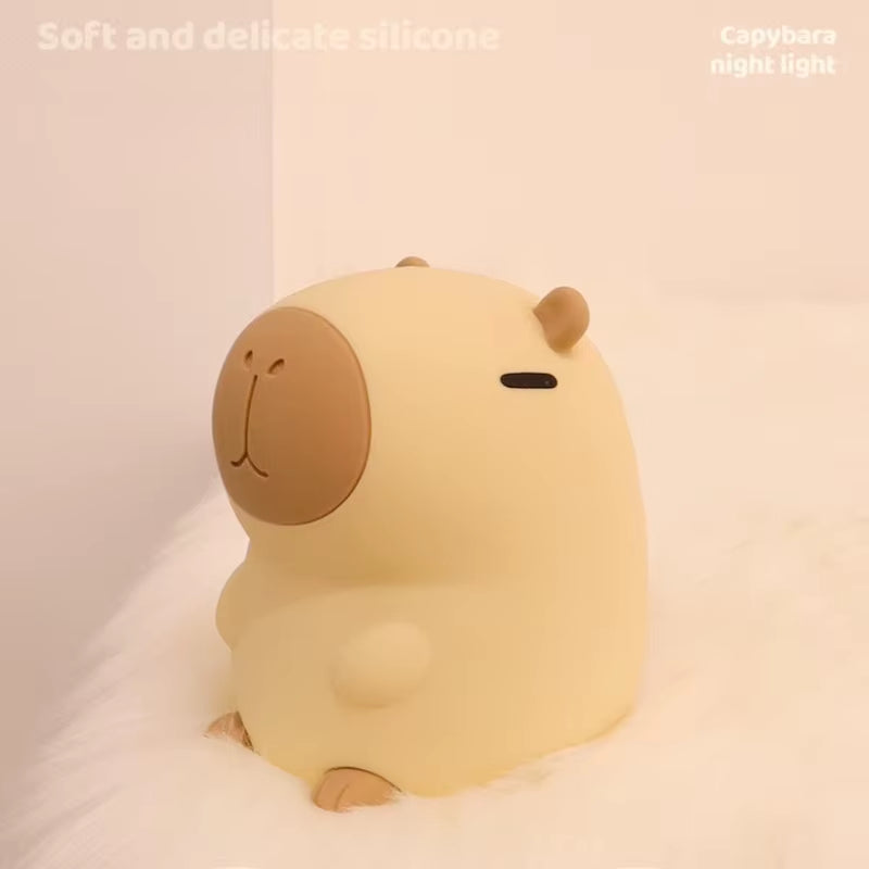 Kapibara Silicone Night Light Creative Atmosphere Light Birthday Gift Christmas Gift Pat Light